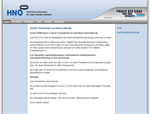 Tablet Screenshot of hno-teichert-waiblingen.de